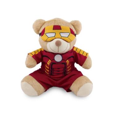 Imagem de Ursinho de Pelúcia Super Herói 25cm Anti-alérgico - Toybrink, Homem de