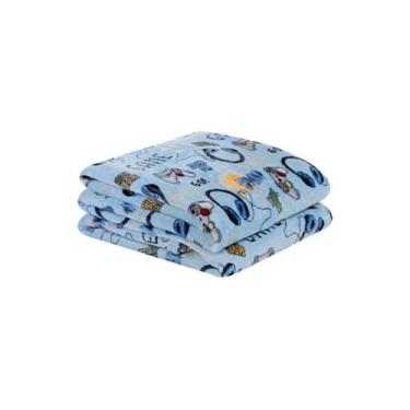 Imagem de Manta Cobertor Infantil Solteiro Criança Personagens Microfibra - Bia 