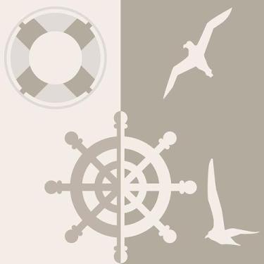 Imagem de Papel de Parede Adesivo Infantil Cinza - 019 - Multimpressão