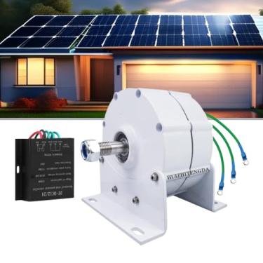 Imagem de 12V,12000W 110V/ 220V Ímã Permanente Motor Elétrico Gerador DIY AC Alternador Motor Ímã Permanente, Home Kit Moinho de Vento Equipamento de Energia Eólica para Barcos