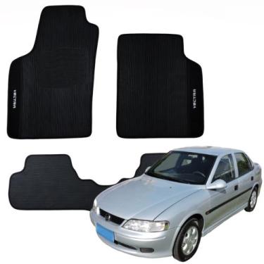 Imagem de Jogo 3 Peças Tapete de Borracha Personalizado Bordado Chevrolet Vectra