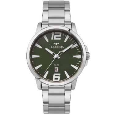 Imagem de Relógio Technos Masculino Racer Basico Prata - 2115ucn-1v