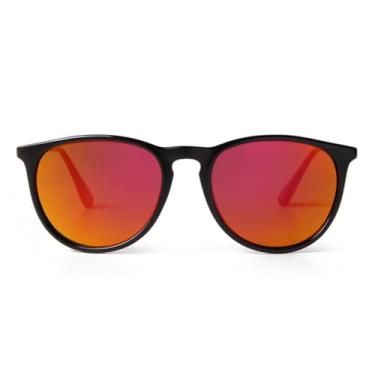 Imagem de VFDHN Óculos de sol retrô oval feminino UV400 gradiente marrom claro masculino (10)