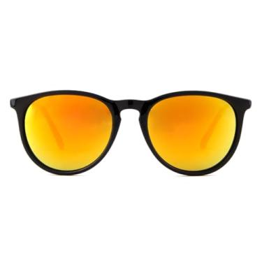 Imagem de VFDHN Óculos de sol retrô oval feminino UV400 gradiente marrom claro masculino (5)