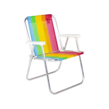 Imagem de Cadeira de Praia Alta Alumínio - Bel Lazer