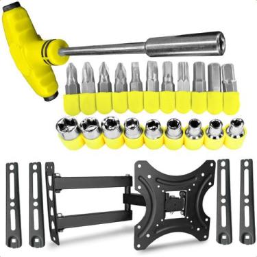 Imagem de Suporte Articulado de Parede para TVs de 32 a 55" + Jogo De Ferramenta