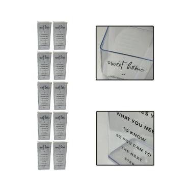 Imagem de Kit 10 Potes Herméticos Organizadores Alimentos Sabão 1230Ml