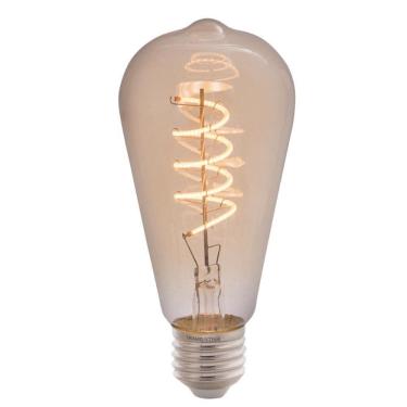 Imagem de Lâmpada Led De Filamento Espiral Tramontina St64 4 W 2200 K Luz Amarela âmbar