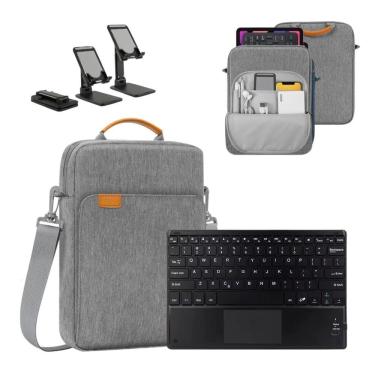 Imagem de Capa Bag + Suporte + Teclado Sem Fio Para Tablet S9 Fe+ X616