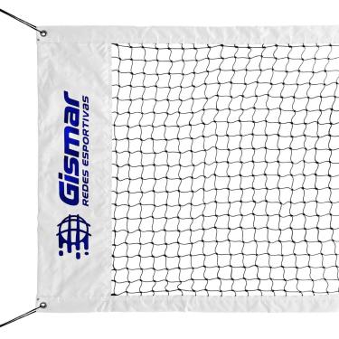 Imagem de Rede Multisport Pro Beach Tennis, Futevôlei, Vôlei de Praia Branca-Unissex