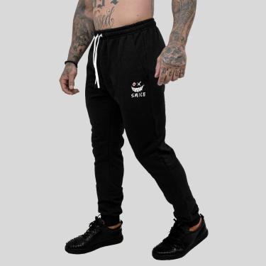 Imagem de Calça Moletom Masculino Jogger Slim Agasalho Flanelado Carinha Feliz-Masculino