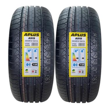 Imagem de Kit 2 Pneus 235/55R18 104H TL Aplus XL Aro 18