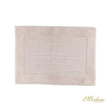 Imagem de Tapete Capri Dupla Face 100% Algodão - Kacyumara, 50x70cm, Rosa Moon