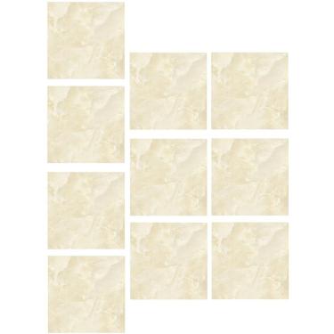 Imagem de Placa Adesiva 3D Marmore Kit 10 uni Autocolante Papel de Parede Reforma Obra Decoraçao Ambiente Banheiro Cozinha