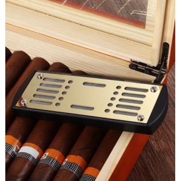 Imagem de Umidificador de charuto, dispositivo de charuto retangular, esponja embutida de umidade para armários/umidificadores de charutos, mantém o melhor sabor de charutos