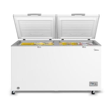 Imagem de Freezer Horizontal Midea 2 Portas 508L Mdrc698fzd01 Branco - 220v