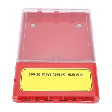 Imagem de POENVFPO Caixa Organizadora de Cabos de Dados, Material de Nylon PA ABS PC de Alta Resistência à Prova d'água à Prova de Poeira MSDS Caixa Visual para Armazenamento de Documentos Industriais de