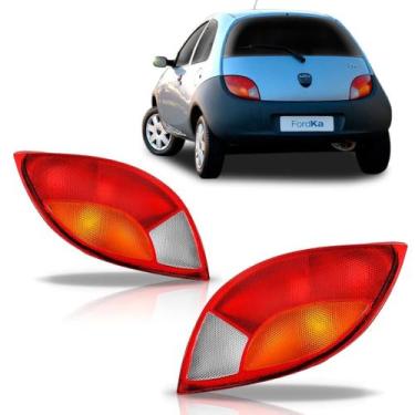 Imagem de Par Lanterna Ford Ka Ford 1997 1998 1999 2000 2001 Tricolor - SP ACESS