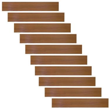 Imagem de Piso Vinilico Autoadesivo Madeira Falsa Chao 1m2 Obra Reforma Construçao Sala Estar Banheiro Cozinha Copa Casa