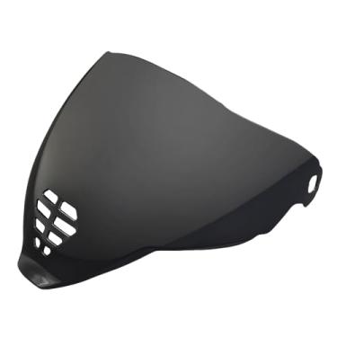Imagem de Moontogo Viseira de capacete para capacete ICON IC-06 Airflite Faceshield Para-brisa Proteção UV Acessórios para capacete Viseira (preto) Tamanho universal