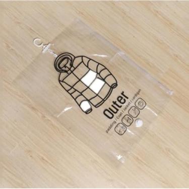 Imagem de Kit Saco a Vácuo com Cabide – Capa Protetora para Roupas, Impermeável e Antimofo, Ideal para Vestidos, Casacos e Ternos – 70×110 cm(70cm x 110cm)