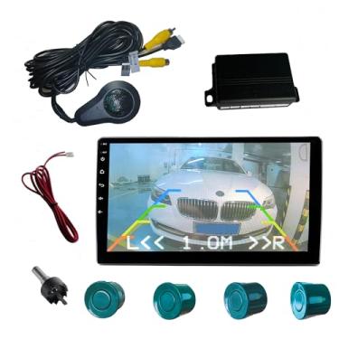 Imagem de SANDETOUN Kit de sensor de estacionamento kit de sensor de reserva sensor reverso para carro 18 opções de cores para sondas ajustável alarme volume profissional sensor de reversa para carro assistente