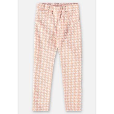 Imagem de Calça em Malha Jacquard Xadrez Infantil Menina  Up Baby-Feminino