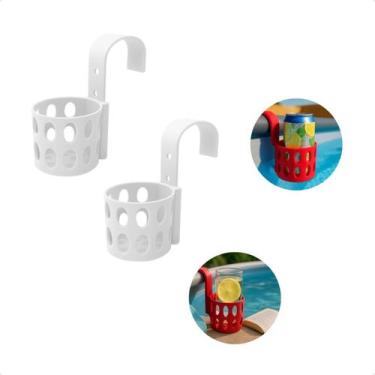 Imagem de Kit 2 Suporte De Copo Para Piscina Mantenha Sua Bebida Segura E Ao Alc