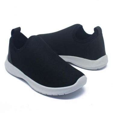 Imagem de Kit 2 Pares Tênis Infantil Escolar Calce Facil Leve Confortável Macio 