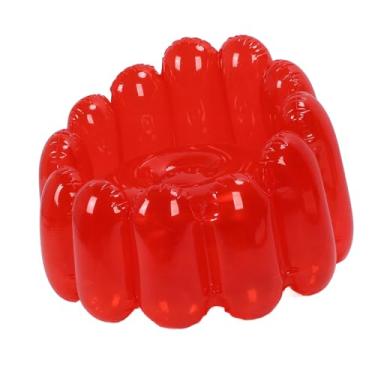 Imagem de TOPINCN Sofá Inflável Portátil para Quintal, sofá de Ar, Pátio, Móveis Infláveis ​​para Camping, Transparente, Cor Doce, Cadeira de Inflável, Assento Portátil para Exterior (Vermelha)