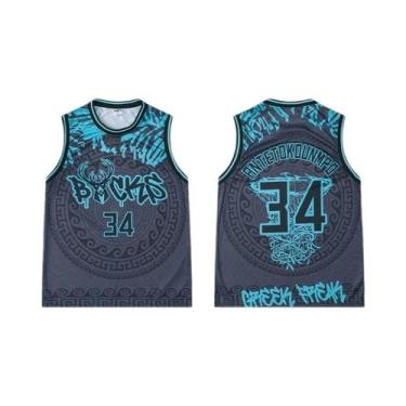 Imagem de Camisas De Basquete Artísticas Com Impressões Gráficas Únicas, Designs