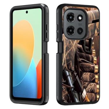 Imagem de BWOOLL Capa para Motorola Moto G Stylus 5G 2025, capa de proteção à prova de choque de policarbonato rígido híbrido 3 em 1 resistente à prova de choque para Moto G Stylus 5G 2025, caça de pato