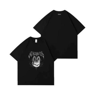 Imagem de Camiseta De Algodão De Manga Curta KPOP DominATE Tour Merch FELIX BANG