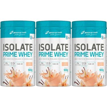 Imagem de Kit 3X Isolate Prime Whey - 900g Baunilha Natural - BodyAction-Masculino
