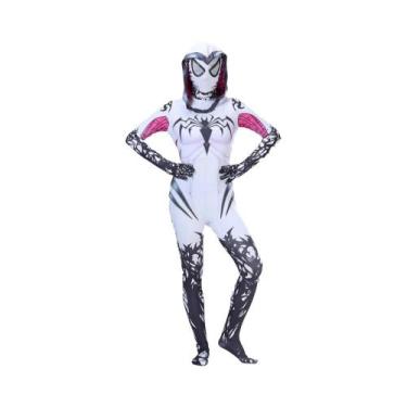 Imagem de Fantasia De Mulher Gwen Stacy Ghost Spider, Macacão Para Adultos E Cri