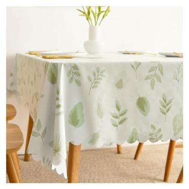 Imagem de Toalha de mesa pequena fresca rústica de PVC toalha de mesa de mesa tapete de mesa de café tapete de mesa retangular (C,120 x 180 cm)