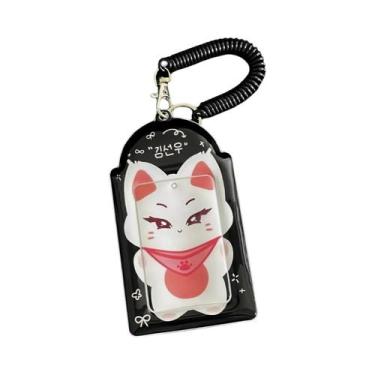 Imagem de Chaveiro Porta-Cards De Ídolos K-Pop De Animais Fofos Para Cartões De 