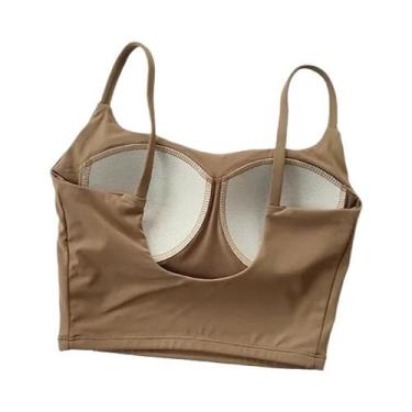 Imagem de Top Esportivo Feminino Pequeno Com Alças, Sutiã De Treino Com Costas B