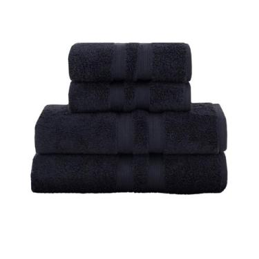 Imagem de Kit Jogo De Toalhas Buddemeyer 4 Peças Algodão Egipcio Banhão e Rosto 