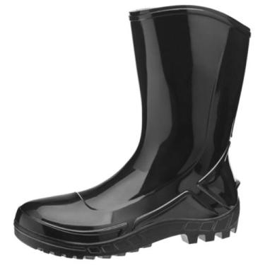 Imagem de Bota Preta PVC Cano Médio N45 - 700453-45 - MARLUVAS
