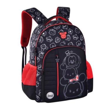Imagem de Mochila de Costas 17,5" Tsum Tsum" Disney Preto Clio Style