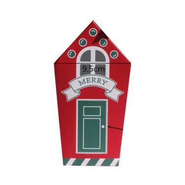 Imagem de Caixa De Presente De Natal Com Biscoitos, Doces E Nougat Em Forma De F