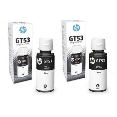 Imagem de Kit 2 Tintas Originais Pretas Hp Gt53 1vv22al ( Gt51 ) P/ Smart Tank 515, 519, 530, 615, Plus 551