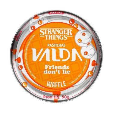 Imagem de Pastilhas Valda Stranger Things Friends Don't Lie Sabor Waffle e Caram