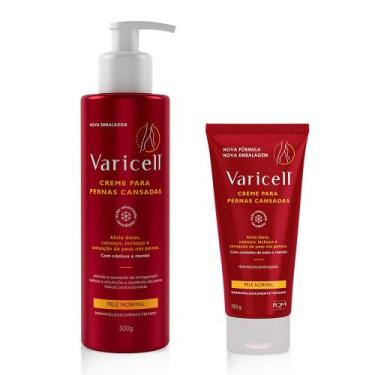 Imagem de Kit Compre Varicell Creme 300g Ganhe 50 Varicell Creme 150g - FQM