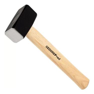 Imagem de Marreta Quadrada C/ Cabo De Madeira 2kg Gedore Red 3369900