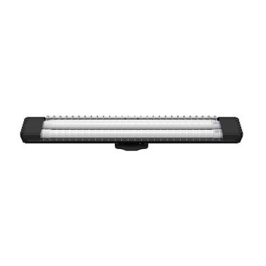 Imagem de Luminária Sobrepor Taschibra Lumifácil 60cm C/ 2 Tubo Led 6500k Bivolt Preto