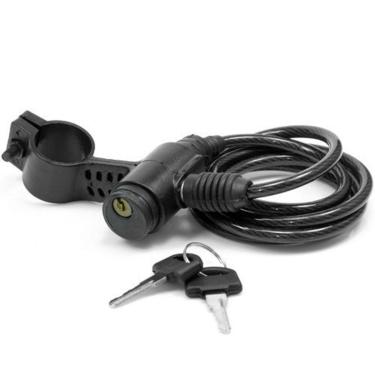 Imagem de Cadeado Max Trava para Bicicleta com Chave 6mmx1,5m-Unissex