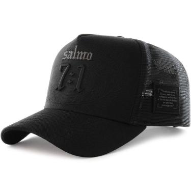 Imagem de Boné Sacudido`s Salmo 7:1 Bordado - Preto