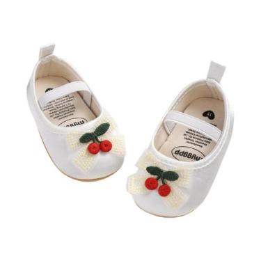 Imagem de Sapatos Mary Jane Antiderrapantes Para Bebês Meninas, Sola Macia, Prim